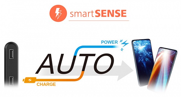 SILICON POWER power bank QS15, 20000mAh, 2x USB & USB Type-C, 3A, μαύρο SP20KMAPBKQS150K