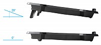 POWERTECH Βάση & ψύξη laptop PT-930, έως 15.6, 2x 125mm fan, LED, μαύρο PT-930