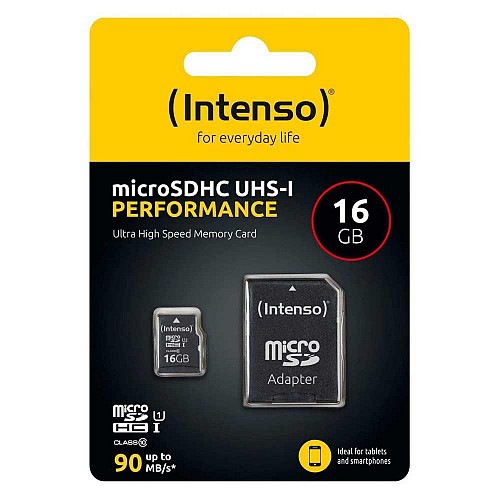 Intenso microSD-Card Class10 UHS-I 16GB 3424470