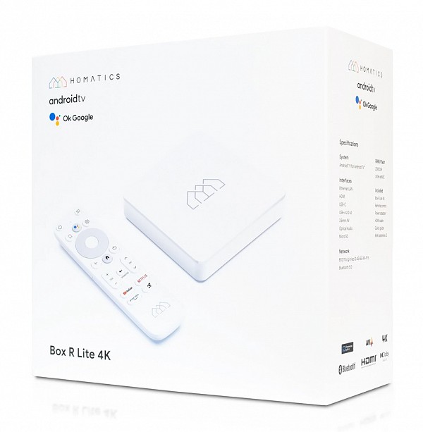 HOMATICS TV Box R Lite 4K, 2/32GB, WiFi, Google πιστοποίηση, Android 12 BOXRLITE4K