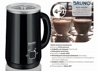 BRUNO BRN-0204 Συσκευή 4 σε 1 για Ζεστό-Κρύο Αφρόγαλα 280ml ILAG, OTTER BRN-0204