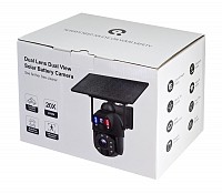 SECTEC smart ηλιακή κάμερα ST-598-6M-4G-20W-EU, 3MP dual lens, 20x zoom, 4G, SD, PTZ ST-598-6M-4G-20W-EU
