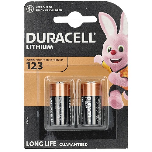 Duracell Μπαταρίες Λιθίου CR123A 3V 2τμχ DUCR123A