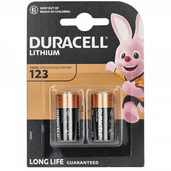 Duracell Μπαταρίες Λιθίου CR123A 3V 2τμχ DUCR123A