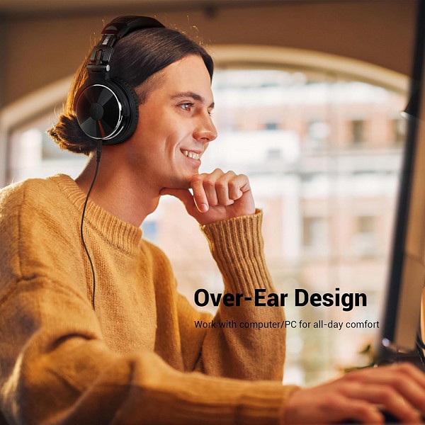 ONEODIO headset Studio Pro 10, 6.35mm & 3.5mm σύνδεση, Hi-Res, 50mm, μαύρο OA-PRO10-BK