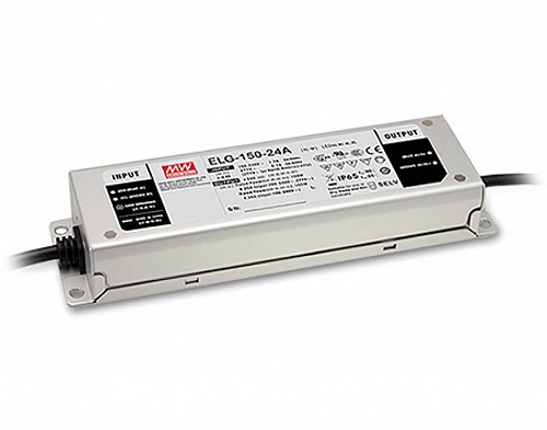 ΤΡΟΦΟΔΟΤΙΚΟ LED 150W/24VDC/6.25A PFC IP67 DALI ELG-150-24DA MEAN WELL