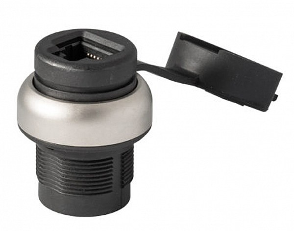 ΠΡΙΖΑ ΔΙΚΤΥΟΥ ΣΑΣΙ Φ22 8P8C (RJ45) ΜΕ ΚΑΠΑΚΙ PP2RJ45NL GIOVENZANA