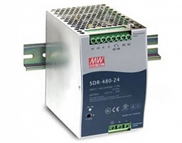 ΤΡΟΦΟΔΟΤΙΚΟ ΡΑΓΑΣ 480W/48VDC/10A PFC SLIM SDR-480-48 MEAN WELL