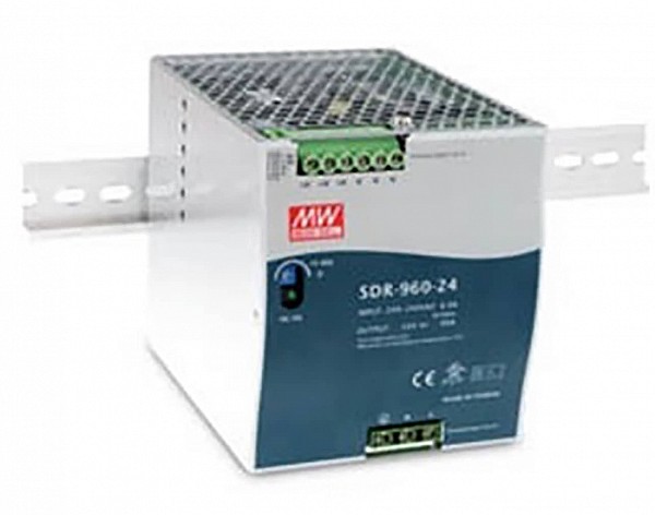 ΤΡΟΦΟΔΟΤΙΚΟ ΡΑΓΑΣ 960W/48VDC/20A PFC SLIM SDR-960-48 MEAN WELL