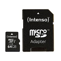 Intenso microSDXC Card 64GB Premium Class 10 U1 3423490