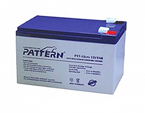 ΜΠΑΤΑΡΙΑ ΜΟΛΥΒΔΟΥ ΚΛΕΙΣΤΟΥ ΤΥΠΟΥ 12V/7.0Ah UPS (6.4mm) PT7-12 PTN