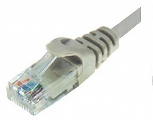 PATCH CORD CAT5e UTP 5.0m ΓΚΡΙ