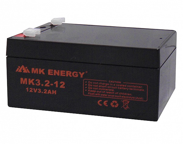ΜΠΑΤΑΡΙΑ ΜΟΛΥΒΔΟΥ ΚΛΕΙΣΤΟΥ ΤΥΠΟΥ 12V/3.2Ah MK3.2-12 MKE