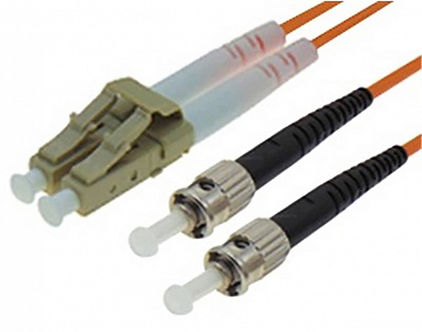 PATCH CORD ΟΠΤΙΚΗΣ ΙΝΑΣ DUPLEX ΠΟΛΥΤΡΟΠΗΣ 50/125 LC/ST 15m