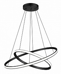 POWERTECH LED φωτιστικό οροφής PT-1525, 25W, 4000K, Φ40x120cm, μαύρο PT-1525