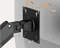 BRATECK επιτοίχια βάση οθόνης 17-32 έως 9kg LDA113-111