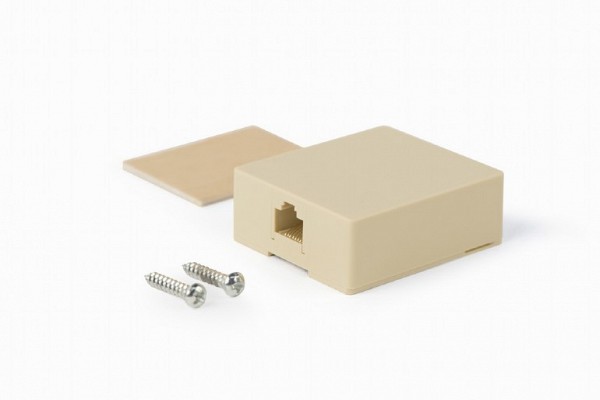 Gembird Surface mount box 8P8C Cat 5e Unshielded TA-468
