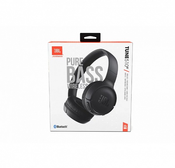 JBL® Tune 510ΒΤ On-Ear Bluetooth Headphones Earcup control Black JBLT510BTBLKEU