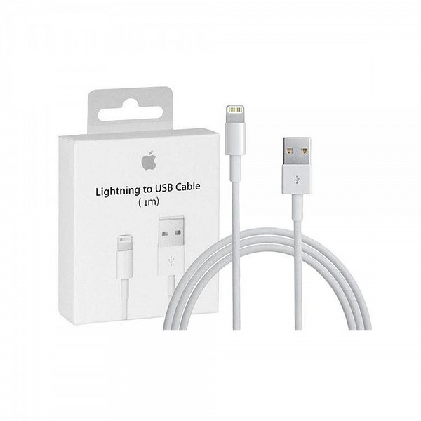 Apple Charge Cable USB to Lightning Λευκό 1m (MXLY2ZM/A)