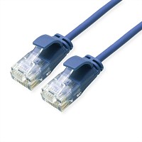 Roline UTP 5m Cat6a Μπλέ Slim LSZH 21.15.3947-50