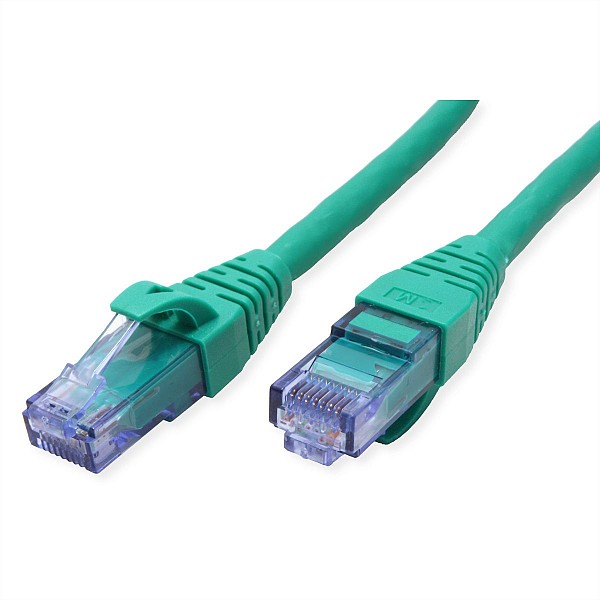 Roline UTP 0.5m Cat6a πρασινο Component Level LSOH snagless 21.15.2730-100
