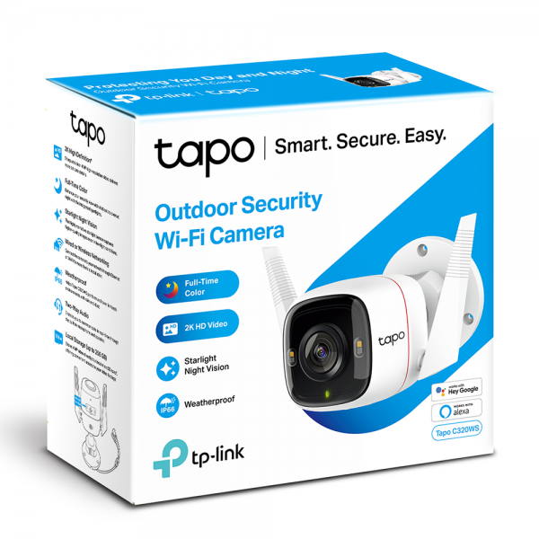 Tp-Link Outdoor Security Wi-Fi Camera(3MP definition) Tapo C320WS v2.2