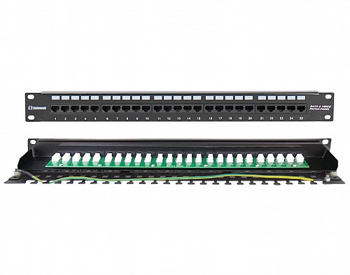PATCH PANEL CAT3 25P 19" 1U ΤΗΛΕΦΩΝΙΚΟ ΜΕ ΟΔΗΓΟ ΚΑΛΩΔΙΩΝ SAFEWELL 04.024.0064