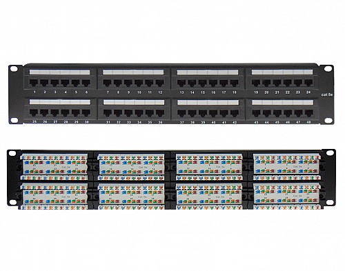 PATCH PANEL CAT5e UTP 48P 19" 2U LANCOM 04.024.0053