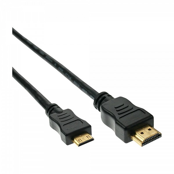 INTOS ELECTRONIC καλωδιο HDMI 5m MINI TYPE-C GOLD PLATED  V1,3 (1080p 60hz) 17455P