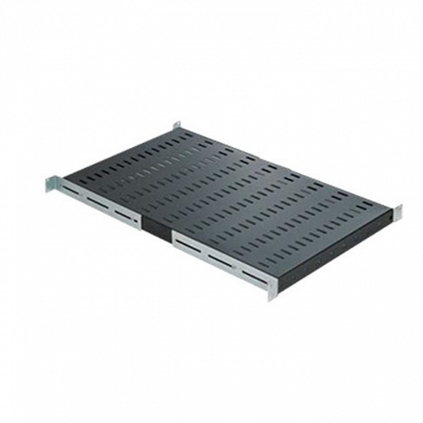 Mirsan ΡΑΦΙ 1U ΓΙΑ RACK D=1000 HEAVY DUTY RAL9005 MR.SRS100.01
