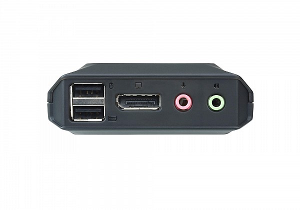 Aten KVM 2PORT DISPLAY PORT/USB ΜΕ ΗΧΟ ΕΝΣΩΜΑΤΩΜΕΝΑ ΚΑΛΩΔΙΑ CS22DP