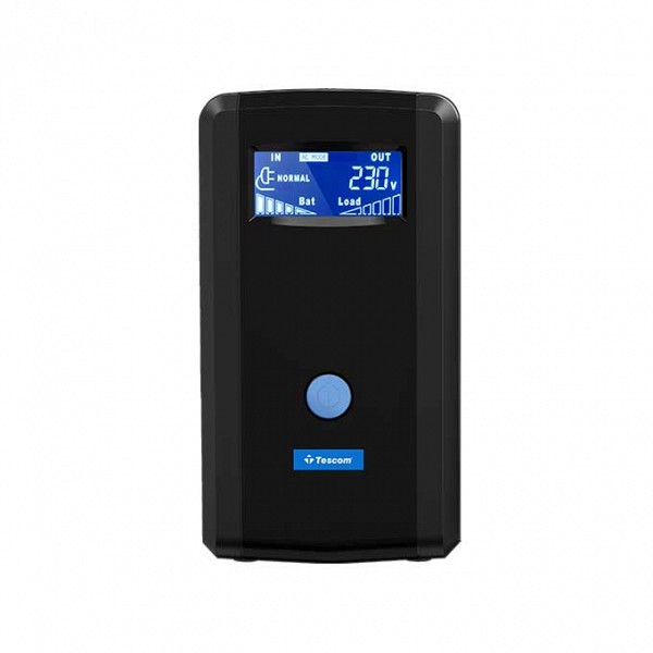 Tescom Leo Plus LCD 1200VA UPS Line Interactive 1200VA 720W 2 X 12V 7Ah UPS.0787
