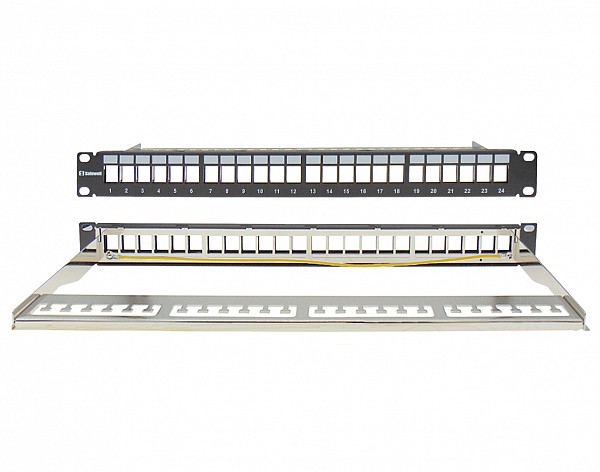 PATCH PANEL CAT5e/6 STP 24P 19 1U ΚΕΝΟ SAFEWELL