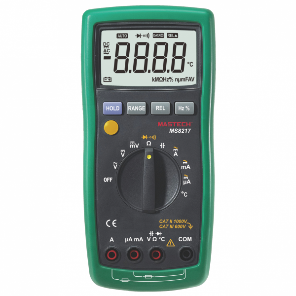 MASTECH ΠΟΛΥΜΕΤΡΟ ΨΗΦΙΑΚΟ ΠΛΗΡΕΣ + ΘΕΡΜΟΚΡΑΣΙΑ MS8217