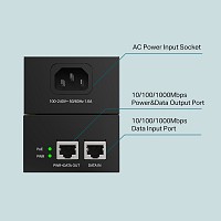 TP-Link Gigabit PoE++ Injector 802.3bt 60w TL-POE170S v3