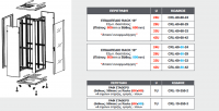 CRL Επιδαπέδιο Rack 19 29U (Πλ.: 600mm , Βάθ.: 800mm) Ύψος: 1422mm - CRL-60-80-29