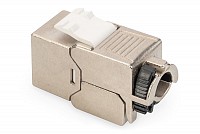 DIGITUS Cat. 6A keystone module, shielded with intelligent cable manager DN-93617