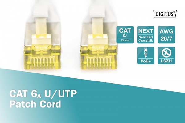 DIGITUS CAT 6A U/UTP patch cord 5m LSOH DK-1613-A-050