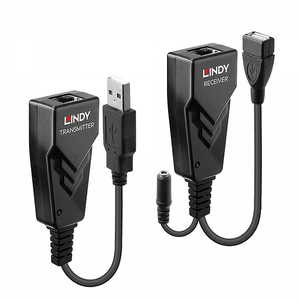 Lindy EXTENDER USB 2.0 ΜΕ ΚΑΛΩΔΙΟ UTP ΜΕΧΡΙ 100m 42674