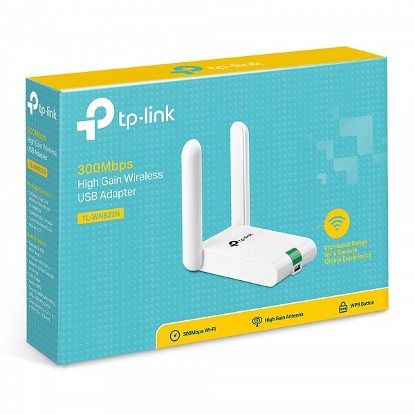 TP-Link ΑΣΥΡΜΑΤO USB 300Mbps + 2 ΚΕΡAIEΣ TL-WN822N v6