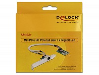 Delock MINI PCI EX/PCI EX FULL SIZE GIGA LAN 95228