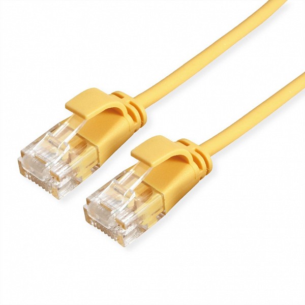 Roline UTP 2m Cat6a Kίτρινο Slim LSZH 21.15.3925