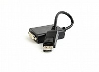 Cablexpert DisplayPort v.1.2 to Dual-Link DVI adapter cable black A-DPM-DVIF-03