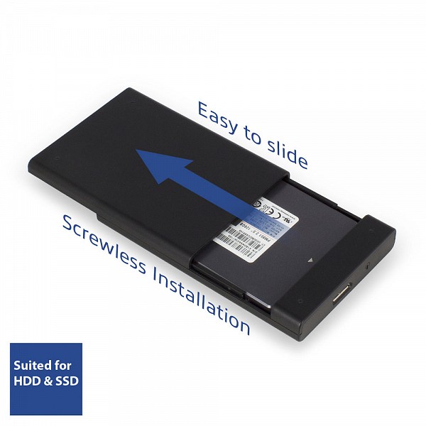ACT ΚΟΥΤΙ 2.5 SATA ΣΕ USB 3.2 Gen1 screwless AC1215
