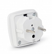 Gembird AC power adapter UK socket to EU Schuko plug 7.5A A-AC-UKEU-001