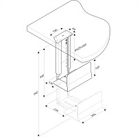 ROLINE PC Holder silver 30kg - 17.03.1128