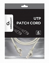 Cablexpert UTP Cat6 Patch cord gray 0.5m PP6U-0.5M