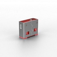 LINDY Port Blocker USB  (without key) Pack of 10 pink - 40460