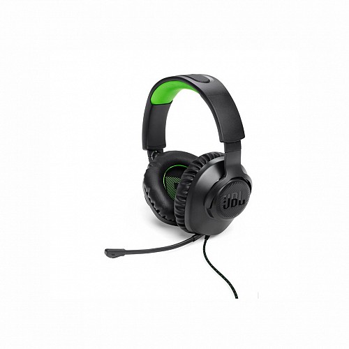 JBL Quantum 100X XBOX Over-Ear Wired Gaming Headset (Black/Green) JBLQ100XBLKGRN