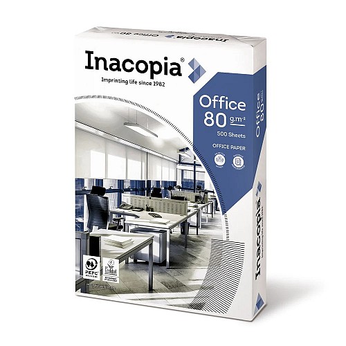 Επαγγελματικό Χαρτί Εκτύπωσης INACOPIA A4 Office 80g/m² 500 Φύλλα (INA8002111)